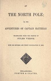 Front cover of Voyages et aventures du capitaine Hatteras by Jules Verne