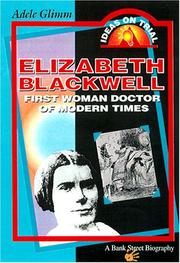 Cover of Elizabeth Blackwell by Adele Glimm