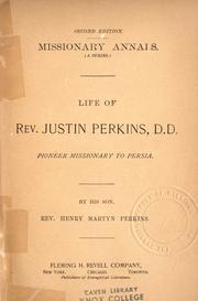 Front cover of Life of Rev. Justin Perkins, D. D by Henry Martyn Perkins