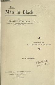 Cover of The man in black by Stanley John Weymann