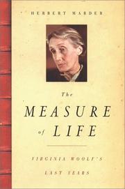 Cover of The measure of life by Herbert Marder