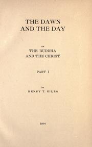 Front cover of The dawn and the day by Henry Thayer Niles