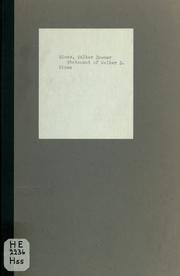 Front cover of Statement of Walker D. Hines, before Railroad securities commission at New York, December 22, 1910 by Hines, Walker Downer