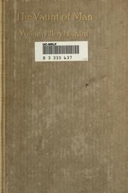 Front cover of The vaunt of man by William Ellery Leonard