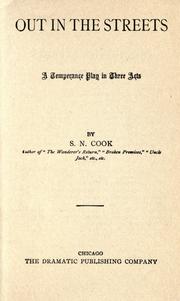 Front cover of Out in the streets by S. N. Cook