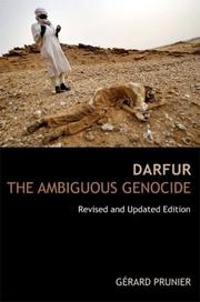 Cover of Darfur by Gerard Prunier