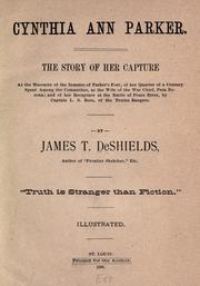Cover of Cynthia Ann Parker by James T. DeShields