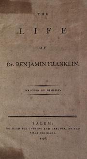 Front cover of The Autobiography of Benjamin Franklin by Benjamin Franklin