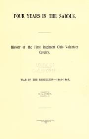 Front cover of Four years in the saddle by W. L. Curry