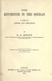 Front cover of With Kitchner in the Soudan by G. A. Henty