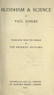 Front cover of Buddhismus als Weltanschauung by Paul Dahlke