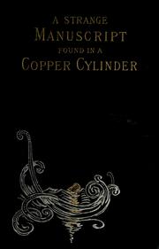 Front cover of A strange manuscript found in a copper cylinder by James De Mille