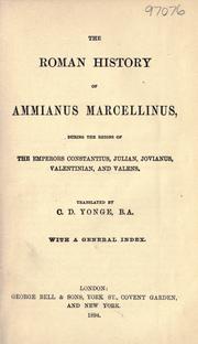 Cover of Rerum gestarum libri by Ammianus Marcellinus