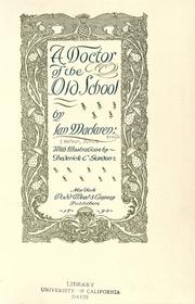 Front cover of A doctor of the old school by Ian Maclaren