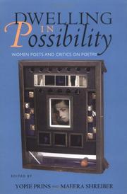 Front cover of Dwelling in possibility by Yopie Prins
