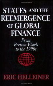 Cover of States and the Reemergence of Global Finance by Eric Helleiner