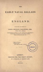 Cover of The early naval ballads of England by James Orchard Halliwell-Phillipps