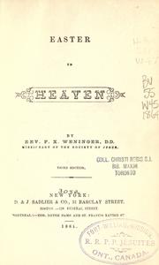 Front cover of Easter in heaven by F. X. Weninger