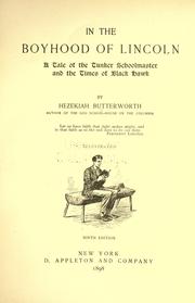 Cover of In the boyhood of Lincoln by Hezekiah Butterworth