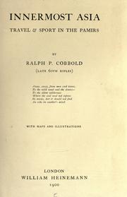 Cover of Innermost Asia by Ralph Patteson Cobbold