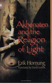 Cover of Akhenaten and the Religion of Light by Erik Hornung