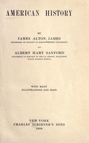 Cover of American history by James Alton James