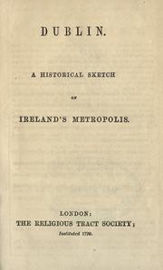 Front cover of Calendar of ancient records of Dublin by Dublin (Ireland)