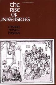 Cover of The rise of universities by Charles Homer Haskins