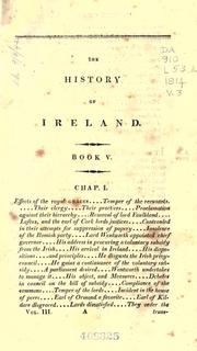 Cover of The history of Ireland from the invasion of Henry II by Thomas Leland