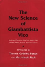 Front cover of Principi di una scienza nuova by Giambattista Vico