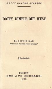 Cover of Dotty Dimple Out West by Sophie May