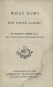 Cover of What now? by Charles F. Deems