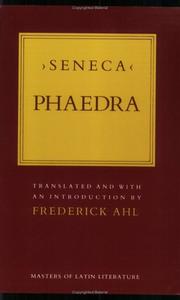 Cover of Phaedra by Seneca the Younger