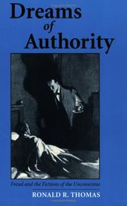 Front cover of Dreams of authority by Ronald R. Thomas
