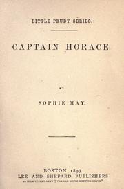 Cover of Captain Horace by Sophie May