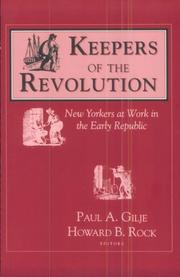 Cover of Keepers of the revolution by Paul A. Gilje