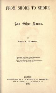 Cover of From shore to shore by Phebe A. Hanaford