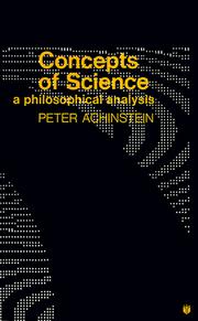 Cover of Concepts of science by Peter Achinstein