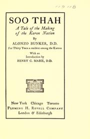 Cover of Soo Thah by Alonzo Bunker