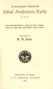 Front cover of Lieutenant General Jubal Anderson Early, C.S.A by Jubal Anderson Early