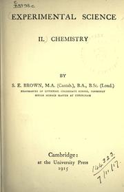 Cover of Chemistry by Samuel Edward Brown