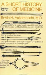 Cover of A short history of medicine by Erwin Heinz Ackerknecht