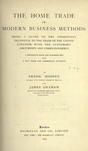 Front cover of The home trade ; or, modern business methods by Frederick Hooper