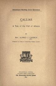 Front cover of Callias by Alfred John Church