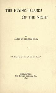 Cover of The Flying Islands of the Night by James Whitcomb Riley