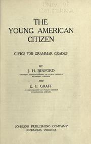 Front cover of The young American citizen by Jesse Hinton Binford