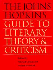 Cover of The Johns Hopkins guide to literary theory and criticism by Michael Groden
