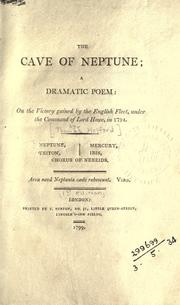 Front cover of The cave of Neptune by Thomas Holford