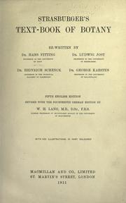 Cover of Lehrbuch der Botanik by Eduard Strasburger