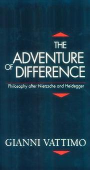 Cover of Le avventure della differenza by Gianni Vattimo